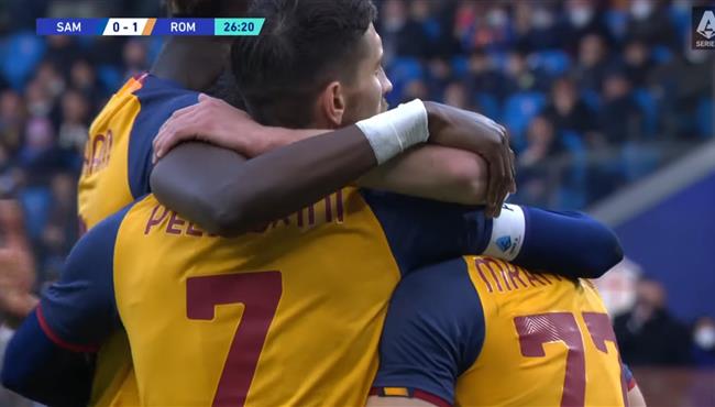 هدف فوز روما على سامبدوريا 1 0 الدوري الايطالي