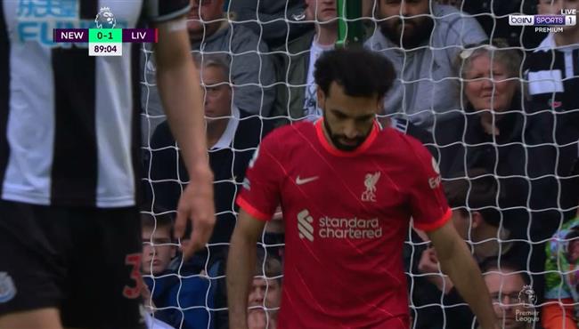 محمد صلاح يهدر انفراد امام نيوكاسل بالدوري الانجليزي