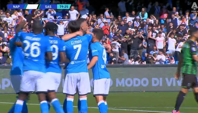 اهداف مباراة نابولي وساسولو 6 1 الدوري الايطالي