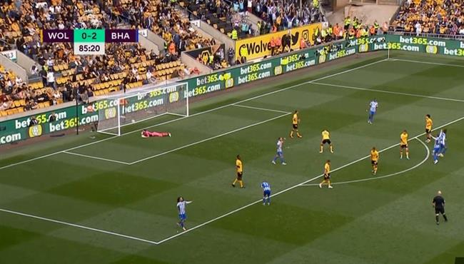 اهداف مباراة برايتون وولفرهامبتون 3 0 الدوري الانجليزي