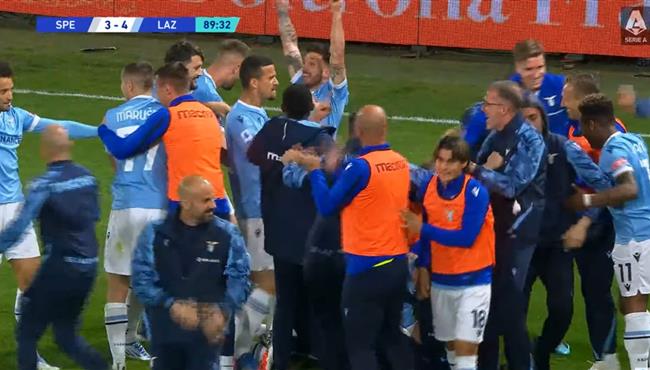 اهداف مباراة لاتسيو وسبيزيا 4 3 الدوري الايطالي