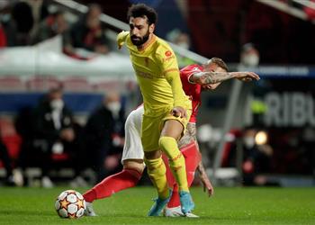 تعرف على تقييم محمد صلاح في مباراة ليفربول وبنفيكا