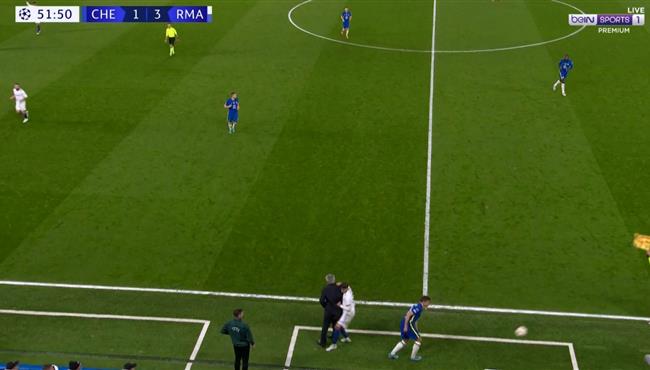 لقطة فالفيردي وانشيلوتي في مباراة تشيلسي وريال مدريد