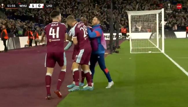 اهداف مباراة وست هام وليون 1 1 الدوري الاوروبي