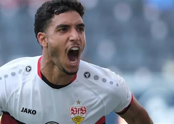 عمر مرموش يتوج بجائزة أفضل لاعب شاب لشهر مارس في الدوري الألماني