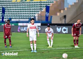 فيديو زيزو يهدر ركلة جزاء لـ الزمالك أمام مصر المقاصة