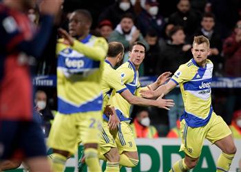 فيديو يوفنتوس يحو ل هزيمته إلى فوز بثنائية أمام كالياري في الدوري الإيطالي