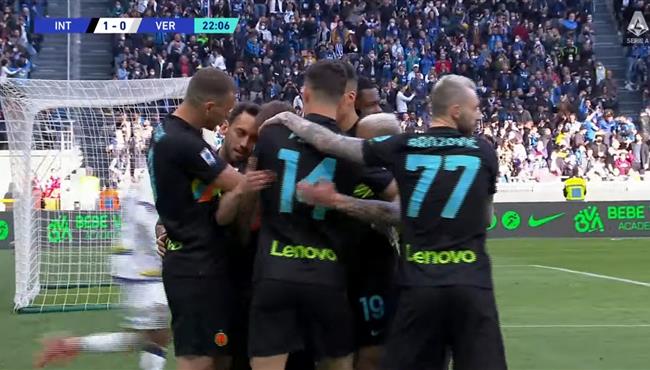 اهداف مباراة انتر ميلان وفيرونا 2 0 الدوري الايطالي