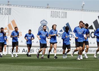 غيابات في تدريبات ريال مدريد قبل مباراة مانشستر سيتي