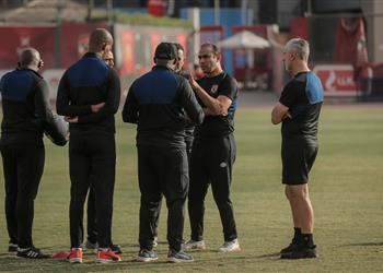 مران الأهلي عبد الحفيظ يجتمع بالجهاز الفني والسولية يبدأ التأهيل