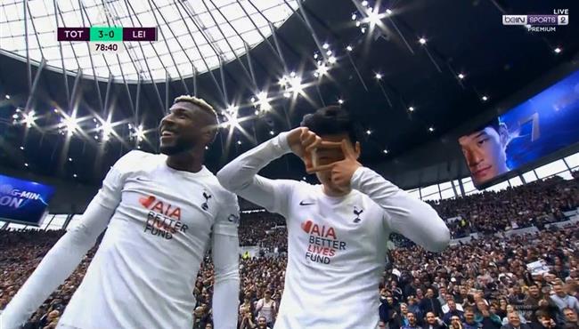 هدف سون الثاني الخرافي في مرمي ليستر سيتي بالدوري الانجليزي