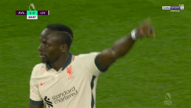 هدف ساديو ماني في مرمي استون فيلا بالدوري الانجليزي