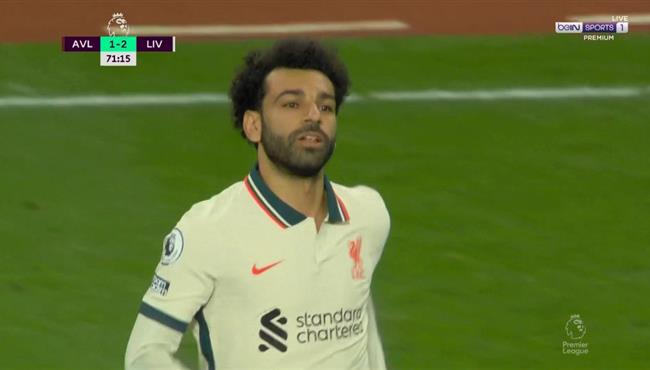 ملخص لمسات محمد صلاح امام استون فيلا في الدوري الانجليزي