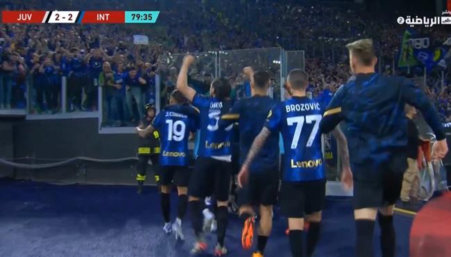 هدف تعادل انتر ميلان مع يوفنتوس 2 2 كاس ايطاليا