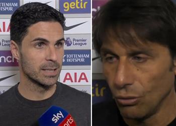 كونتي يرد على تصريحات أرتيتا عليك ألا تشتكي كثير ا