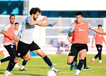 مران الزمالك فيريرا يرفع الحمل البدني للاعبين وجلسة مع الونش