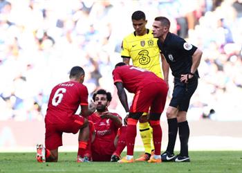 فيديو إصابة محمد صلاح في مباراة ليفربول وتشيلسي واستبداله