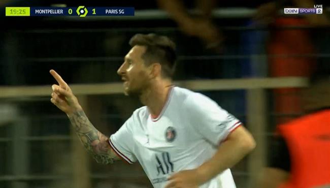 هدف ميسي الثاني في مرمي مونبلييه بالدوري الفرنسي