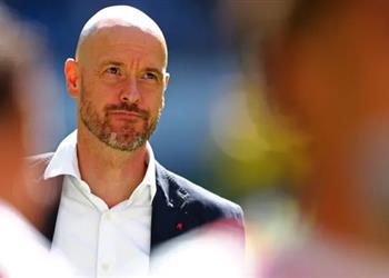 تين هاج ي علن موقفه النهائي من بقاء رونالدو أو رحيله عن مانشستر يونايتد