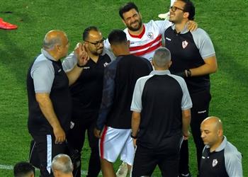 الزمالك ي علن تشخيص إصابة حمزة المثلوثي في مباراة طلائع الجيش