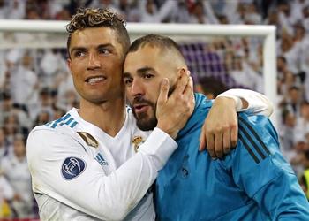 بنزيما كريستيانو رونالدو يسجل ثلاثة أضعاف أهدافي والتكيف معه كان واجب ا علي