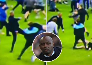 الشرطة تفتح تحقيق ا في واقعة اعتداء فييرا على م شجع إيفرتون