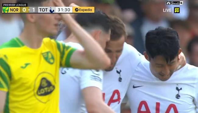 اهداف مباراة توتنهام ونورويتش سيتي 5 0 الدوري الانجليزي