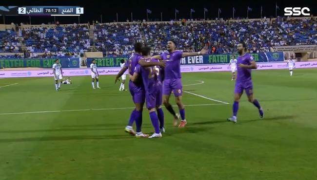 اهداف مباراة الطائي والفتح 2 1 الدوري السعودي