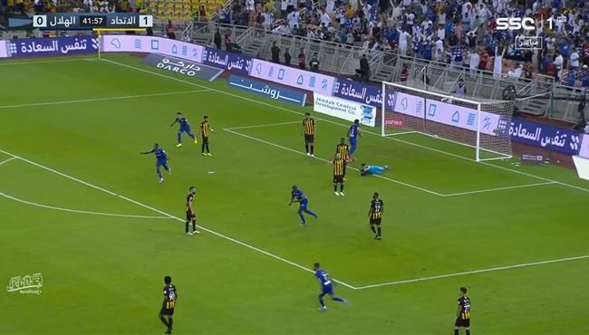 هدف تعادل الهلال مع الاتحاد (1-1) الدوري السعودي