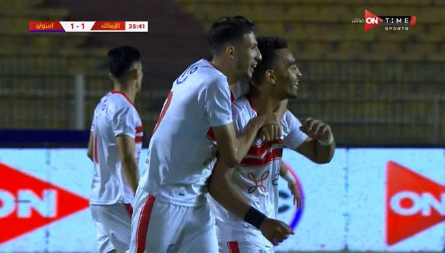 اهداف مباراة الزمالك واسوان (2-1) كأس مصر