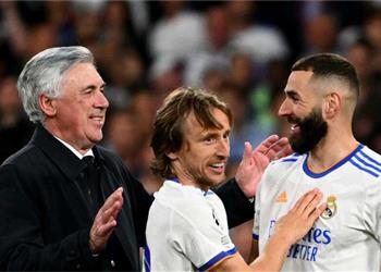 مودريتش أنشيلوتي من أفضل المدربين في التاريخ وريال مدريد مستقبله عظيم بمهاجميه الحاليين