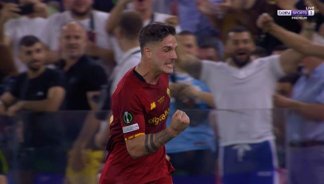 هدف روما الاول في مرمي فينورد روتردام بنهائي دوري المؤتمر الاوروبي