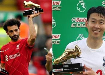 سون يرد على رسالة محمد صلاح بعد حصوله على الحذاء الذهبي