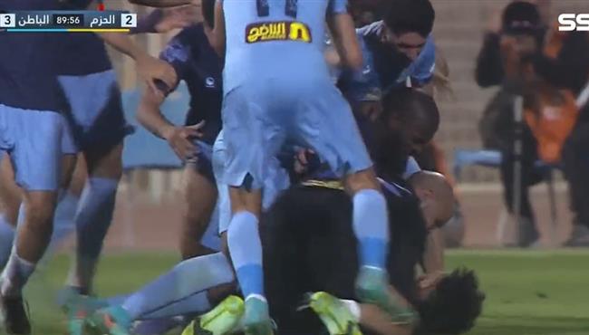 اهداف مباراة الباطن والحزم 3 2 الدوري السعودي