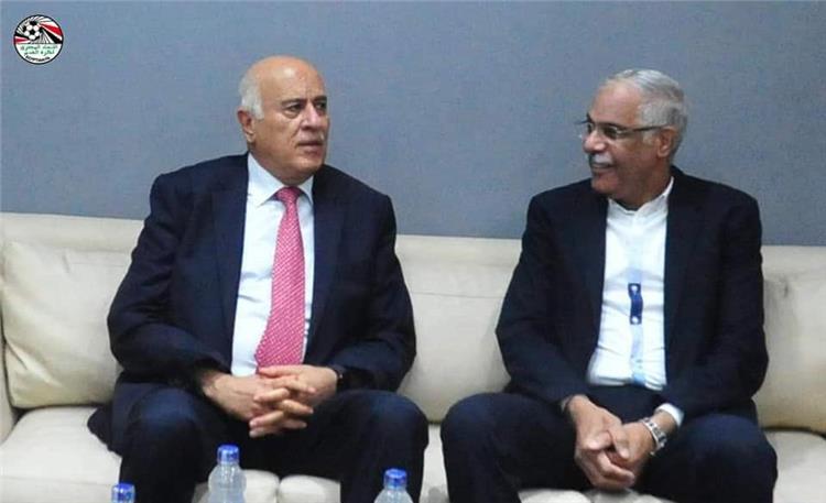 زيارة وزير الرياضة الفلسطيني لاتحاد الكرة