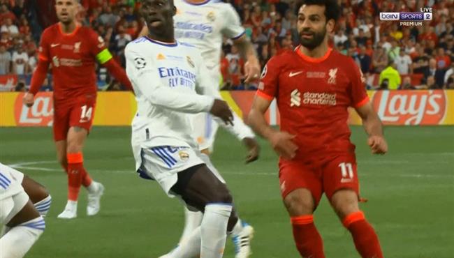 محمد صلاح يهدر فرصة هدف امام ريال مدريد في نهائي دوري ابطال اوروبا