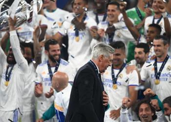أنشيلوتي يكشف عن كلماته لـ كورتوا ويؤكد الفوز بدوري الأبطال أسهل مع ريال مدريد