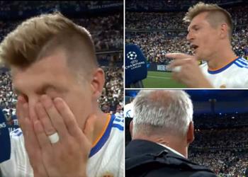 فيديو كروس يهاجم مراسل ا بعد التتويج بدوري أبطال أوروبا أسئلتك غبية