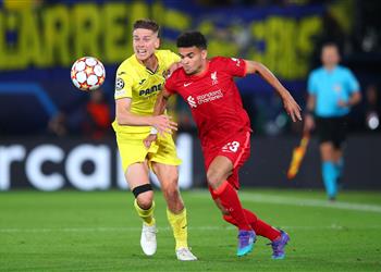 فيديو لويس دياز يسجل هدف ليفربول الثاني أمام فياريال