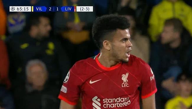 دياز كاد ان يسجل هدف رائع لليفربول امام فياريال