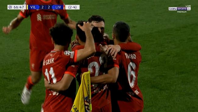 هدف ليفربول الثاني في مرمي فياريال 2 2 لويس دياز