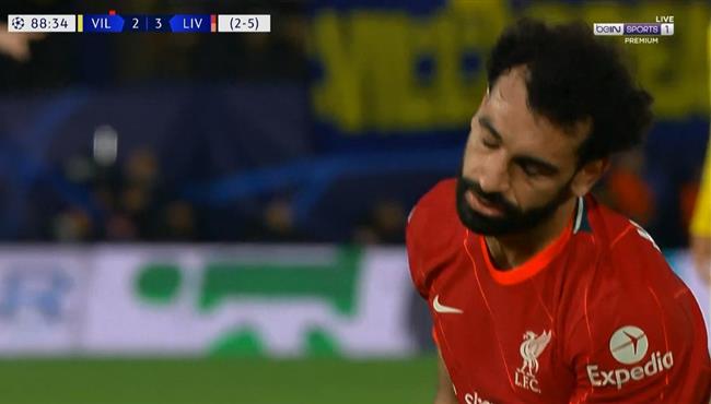 محمد صلاح يهدر هدف محقق في مباراة ليفربول وفياريال