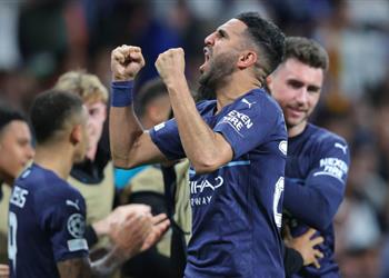 فيديو رياض محرز يسجل هدف مانشستر سيتي الأول أمام ريال مدريد