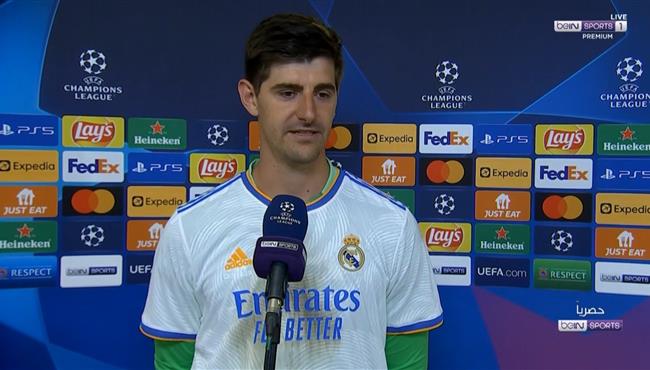 تصريحات كورتوا بعد مباراة ريال مدريد ومانشستر سيتي بدوري ابطال اوروبا