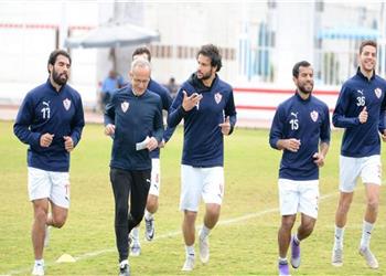 مران الزمالك تدريبات فنية وبدنية واجتماع بين فيريرا واللاعبين استعداد ا لـ إنبي