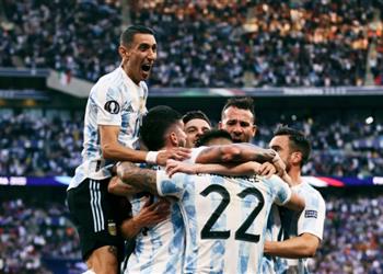 فيديو دي ماريا يسجل هدف الأرجنتين الثاني أمام إيطاليا