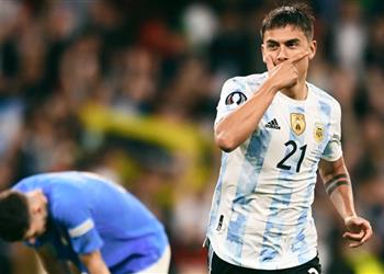 فيديو بعد مشاركته في الوقت الضائع ديبالا يسجل هدف الأرجنتين الثالث أمام إيطاليا