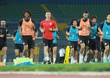 صور مران منتخب مصر انضمام لاعبي الأهلي للمعسكر وحضور وزير الرياضة