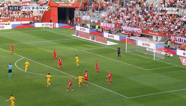 هدف ويلز الرائع في مرمي بولندا بدوري الامم الاوروبية