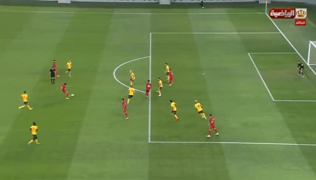 هدف صاروخي رائع للاردن في مرمي استراليا موسى التعمري